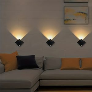 Motion Sensor Wall Light for Bedroom, Porch, Balcony, Hallway, and Hotel Decoration, Night Light, Batteries Not Included