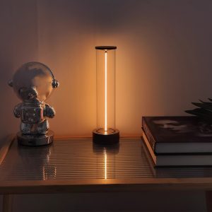 Minimalist Lamp Bedside Cordless Lamp Rechargeable Modern Bedside Table Lamp with Level 3 Touch Dimmable for Officeu002Fliving Roomu002Fkitchenu002Fbedroomu002Fcouples Dinneru002Fdesku002Fcafeu002Frestaurantu002Fterrace